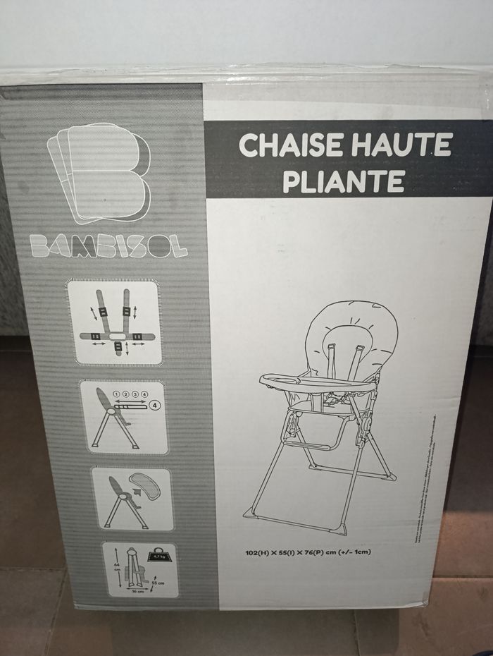 Chaise haute bambisol - photo numéro 6