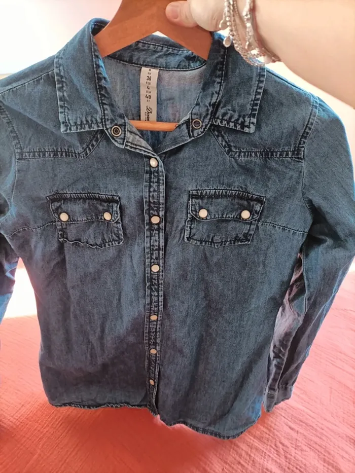Chemise en jean femme - photo numéro 8