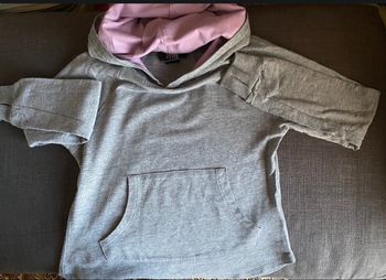 Sweat à capuche gris Pocopiano