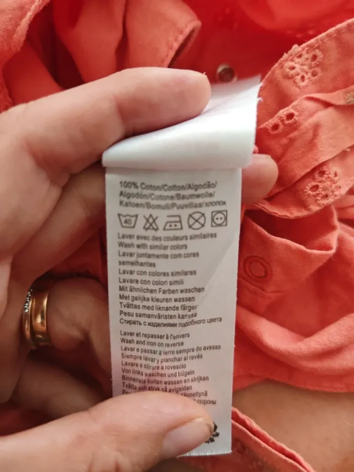 Combi-short d'été corail taille 3 ans - photo numéro 4