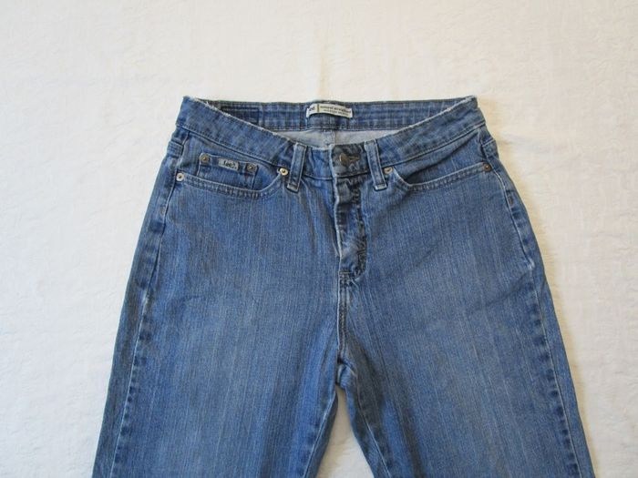 Jean femme LEE coupe Straight Leg High Rise Taille 36 W27 L29 Bleu (J261) - photo numéro 3