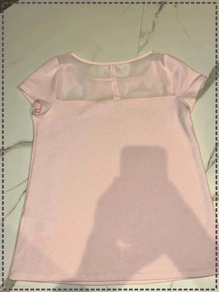 Top rose pastel doux et fluide – Taille S – Grain de Malice - photo numéro 5