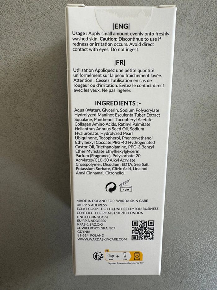 Sérum visage cou acide hyaluronique Warda Luxury - photo numéro 2