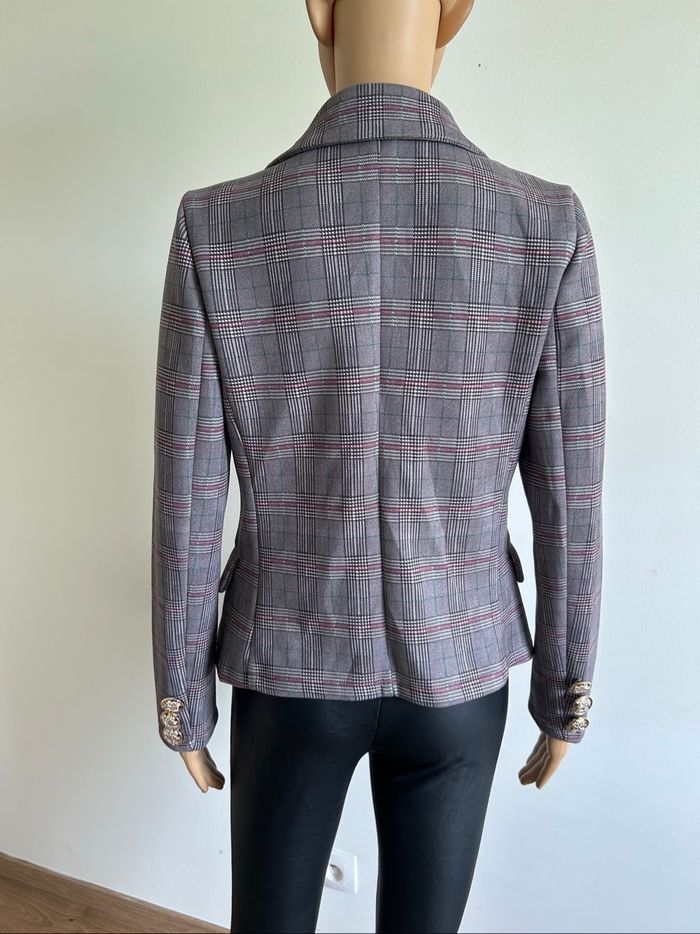 Blazer à carreaux In Vogue taille S jamais porté - photo numéro 5
