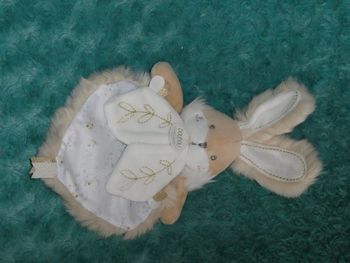 Doudou plat lapin de sucre blanc beige Doudou et compagnie 🐰parfait état