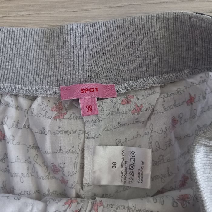 Pyjama femme 2 pièces (t-shirt + pantalon) Spot taille 38 - photo numéro 9