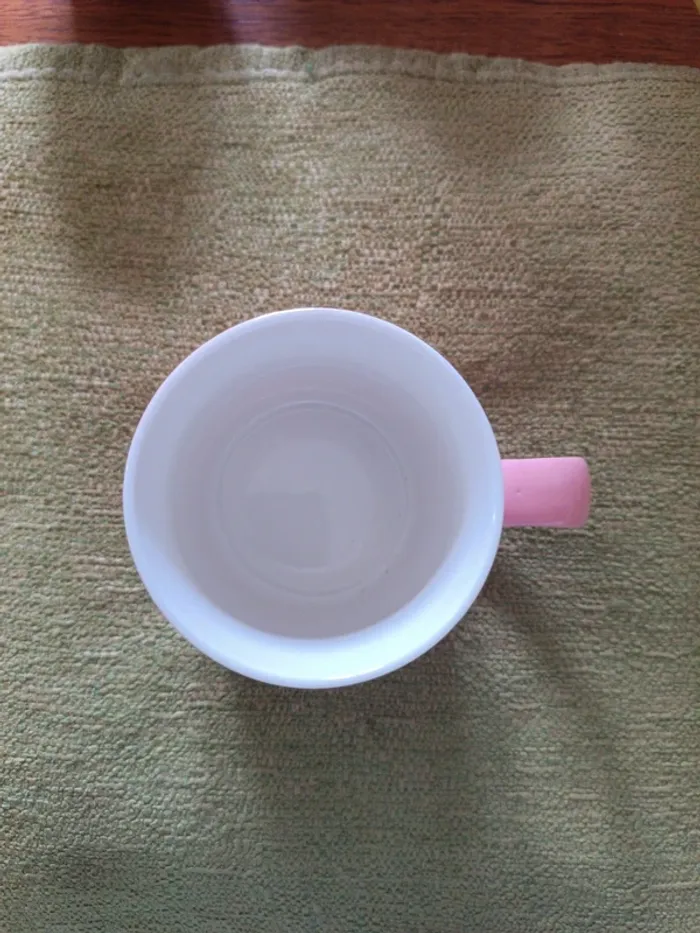 Tasse rose Happy Bad Morning 9.5 cm. - photo numéro 4
