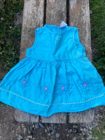 Robe 6 mois bleue