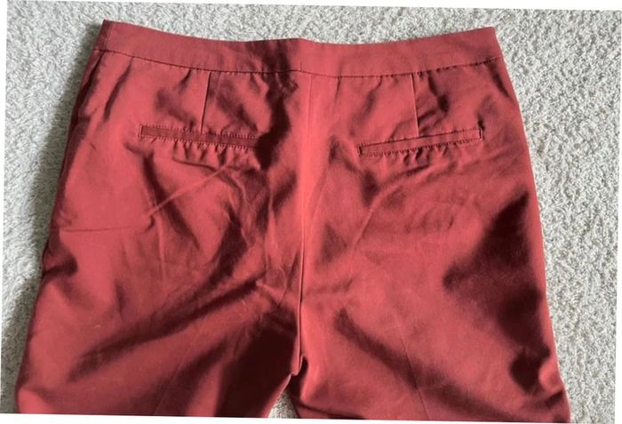 Pantalon skinny Kiabi couleur brique taille 42 - photo numéro 5