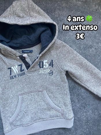 Sweat 🍀 4 ans 🍀 In extenso