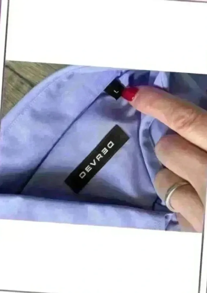 Chemise devred taille L manches courtes - photo numéro 2