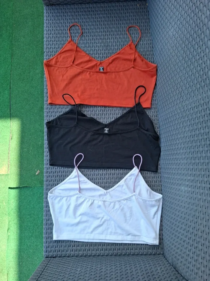 Lot 3 crop tops shein curve - photo numéro 2
