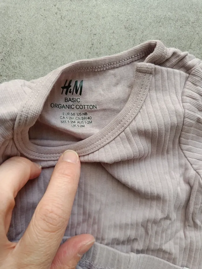 Ensemble H&M rose violet lilas 56cm - photo numéro 2