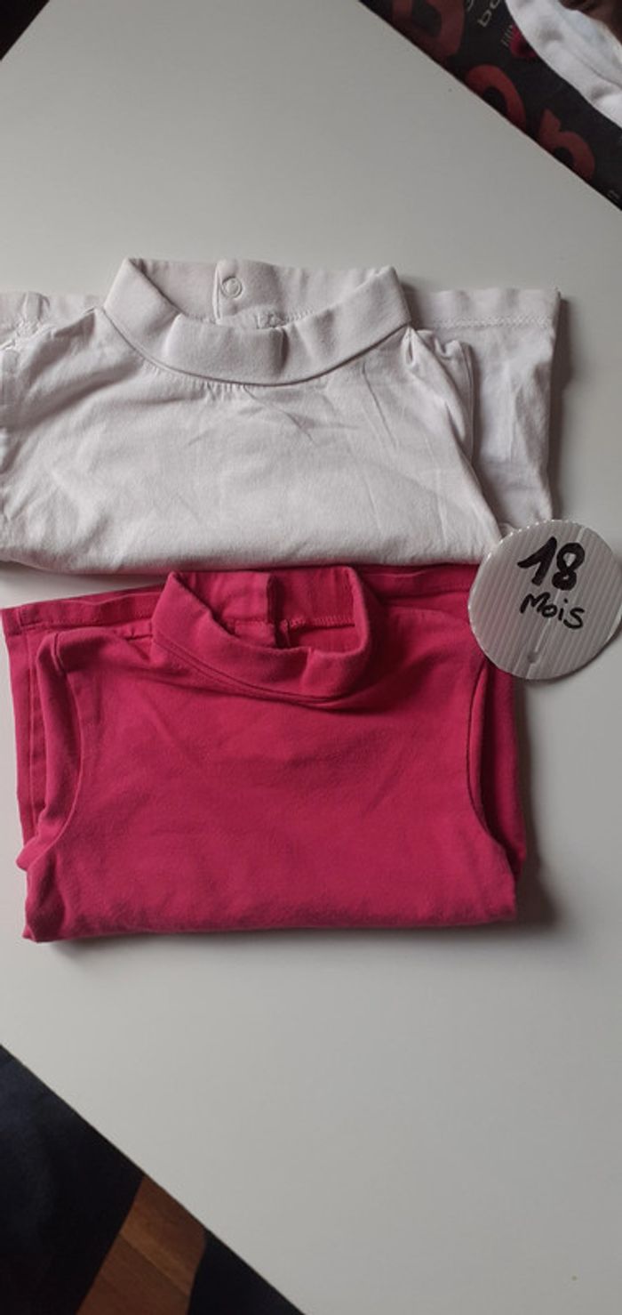 Lot de 2 sous pull 18 mois