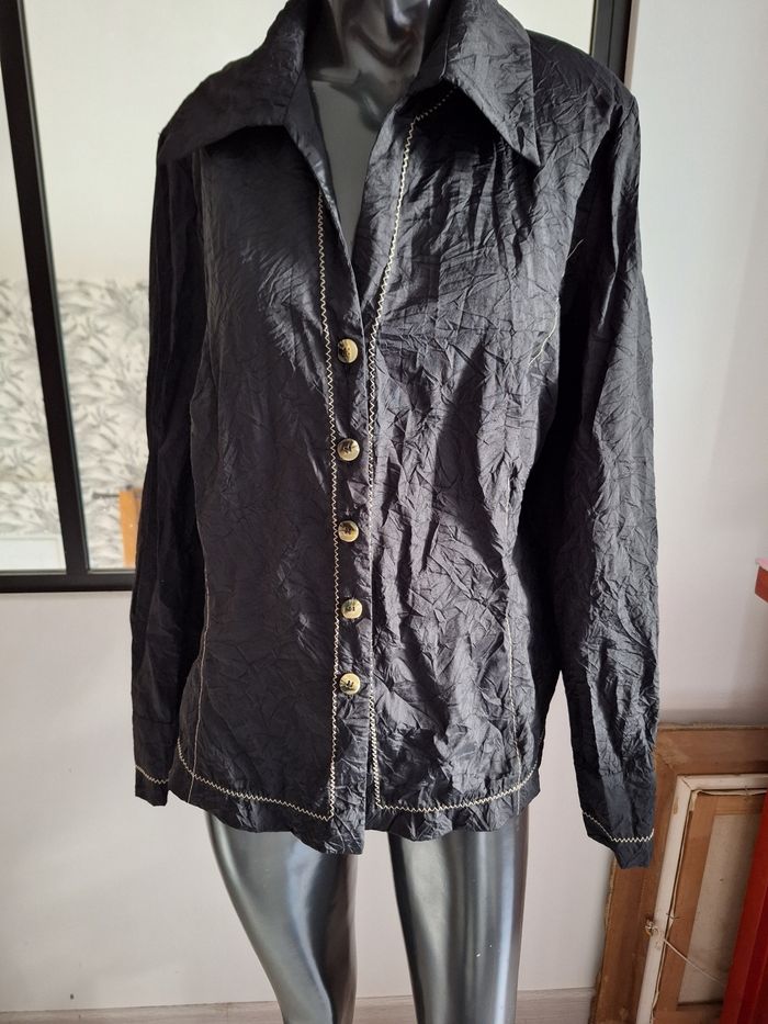 Chemise noire femme afibel 44