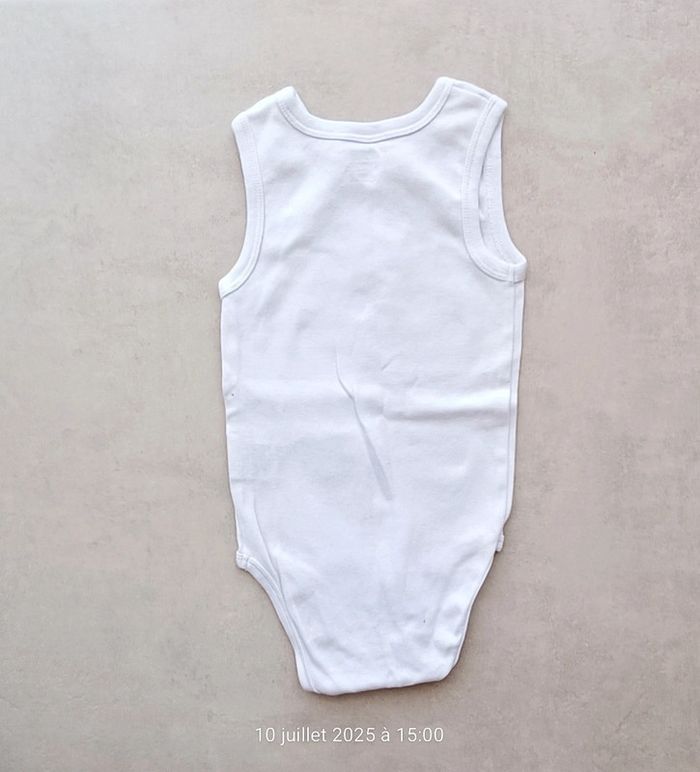 Lot de 2 bodies manches courtes mixtes - 36 mois - photo numéro 3