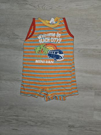 Combishort garçon 6 mois