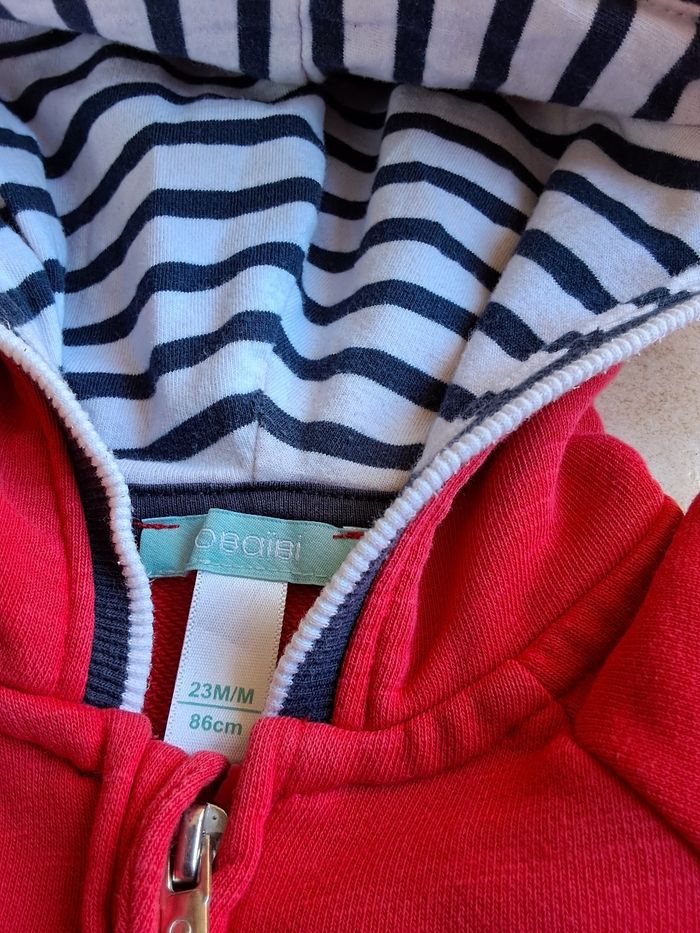 Gilet zippé 23 mois Obaibi, Bon état - photo numéro 8