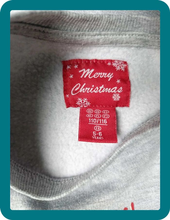 Pull père noël 5/6 ans - photo numéro 4