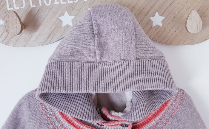 🍂 Gilet fourré à capuche - Obaibi - 18 mois 🍂 - photo numéro 4