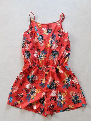 Combishort à fleurs