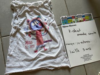 T shirt fille 3 ans