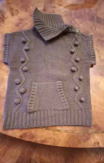 Pull fille manches courtes 5 ans