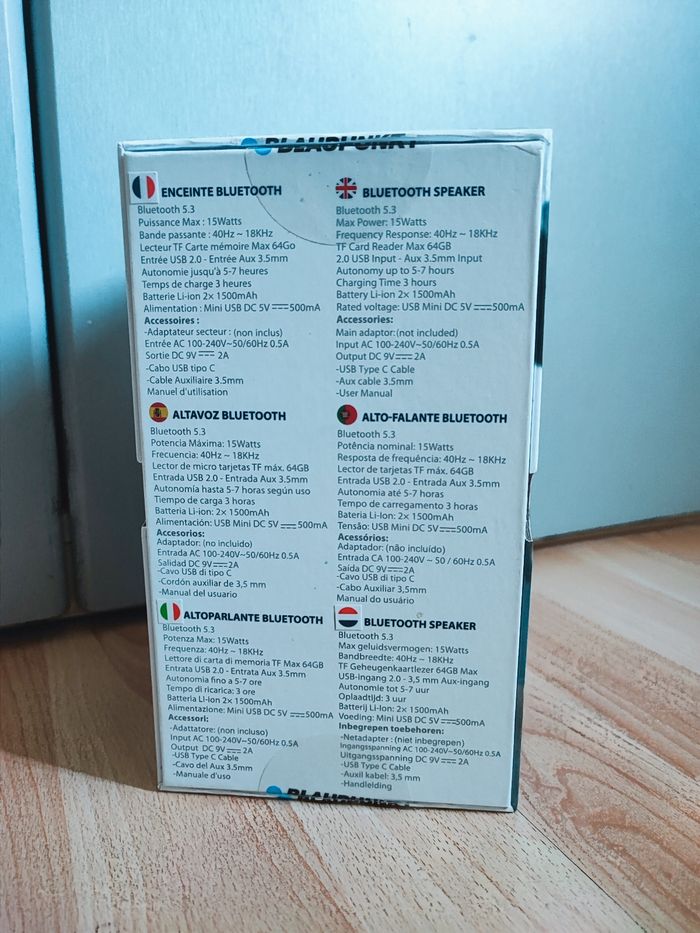 Enceinte portable LED bluetooth - Blaupunkt - photo numéro 3