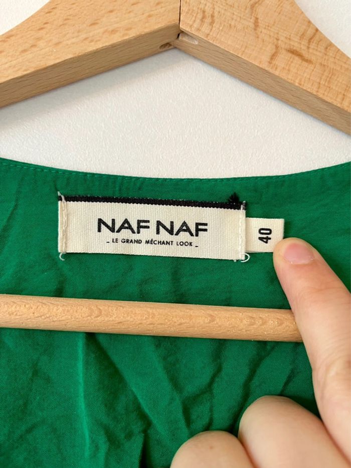 Robe Naf Naf taille 40 verte - photo numéro 2