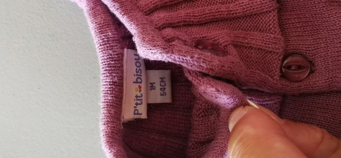 Gilet violet - photo numéro 3