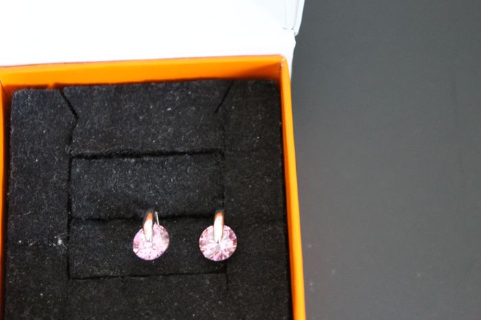 Boucles d'oreilles argent /oxydes de zirconium