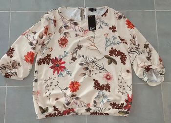 Haut fleuri JBC femme neuf en 44