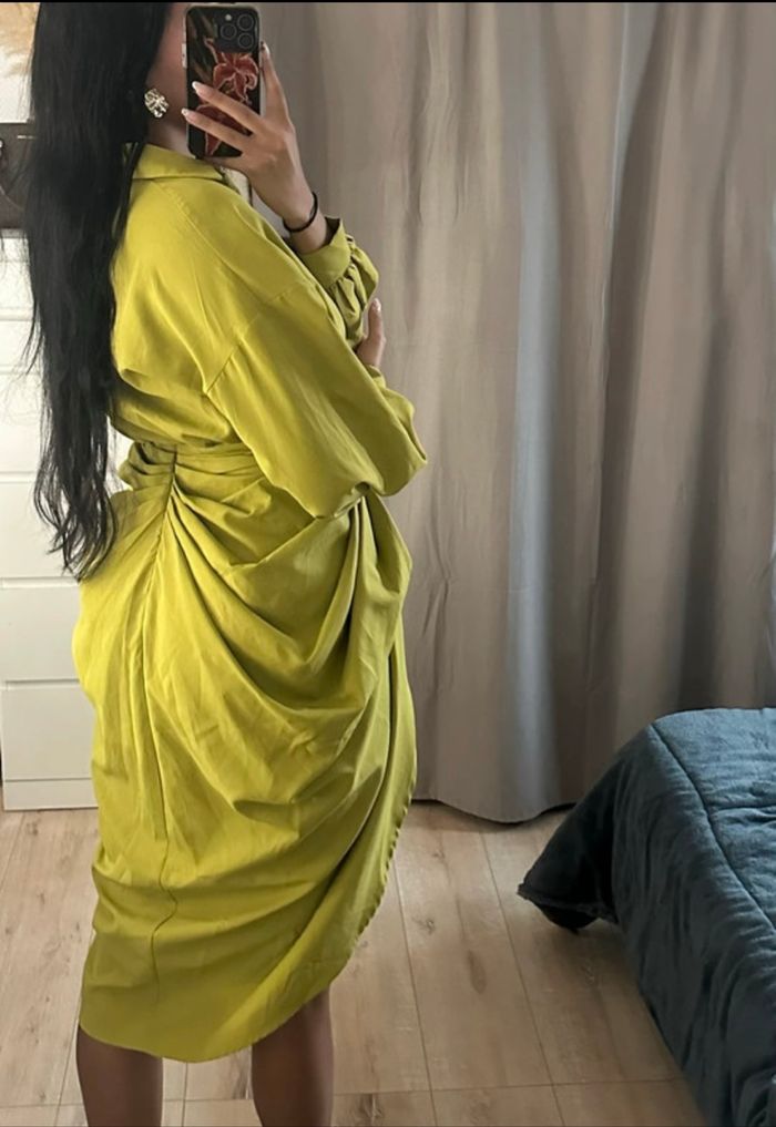 Robe style chemise avec fente NEUVE - photo numéro 4
