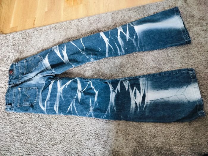 Jeans zébré évasé - photo numéro 4