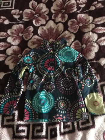 Pull polaire marine multicolore 6ans