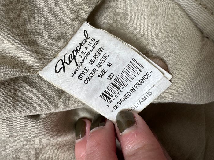 Manteau Kaporal beige à poches - photo numéro 7