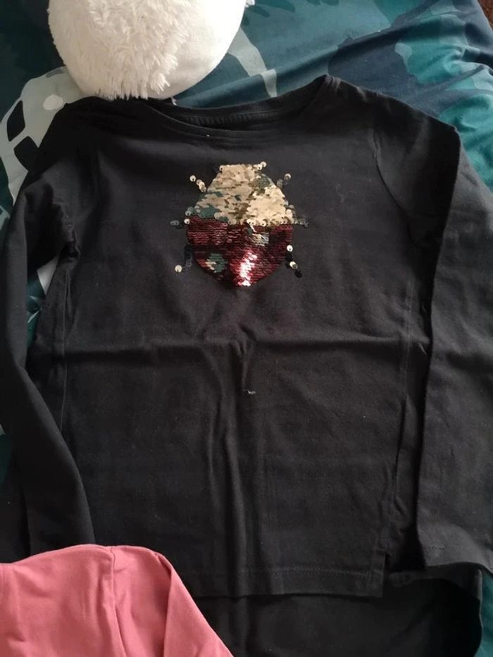 2 t shirts manches longues 8 ans - photo numéro 4