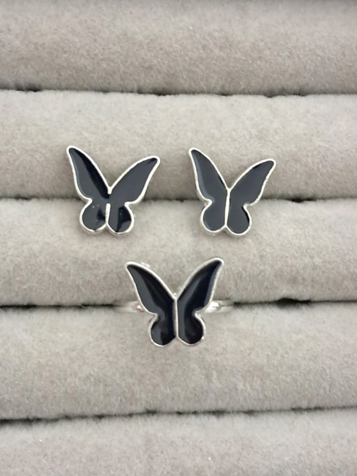 Ensemble de bijoux papillon