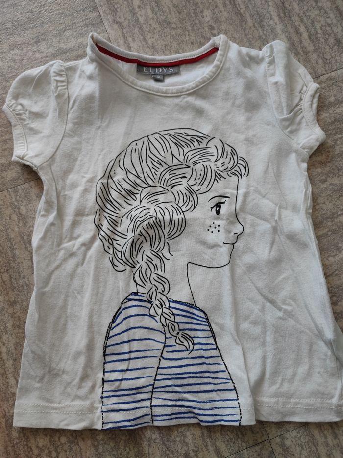 Lot de 2 t-shirts fille 3 ans - photo numéro 2