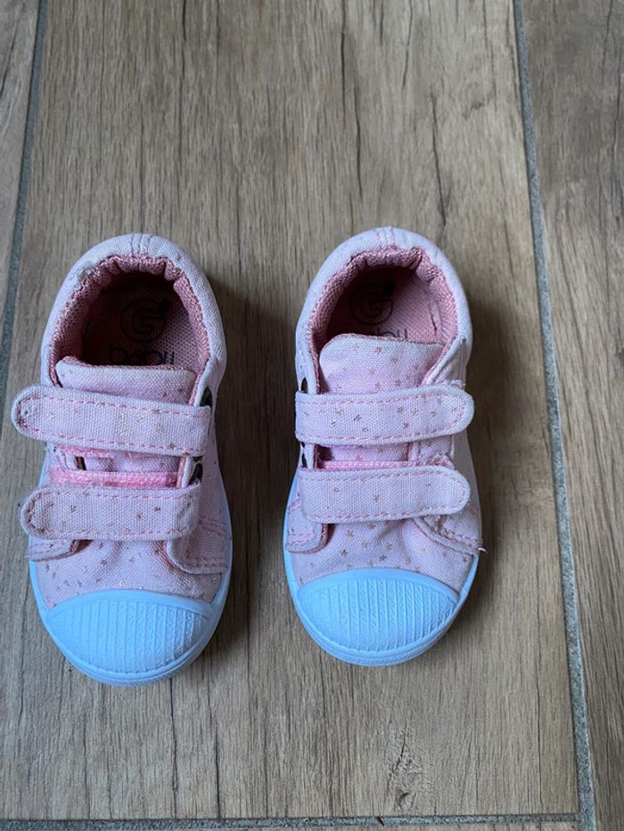 Tennis en toile scratch gemo pointure 21