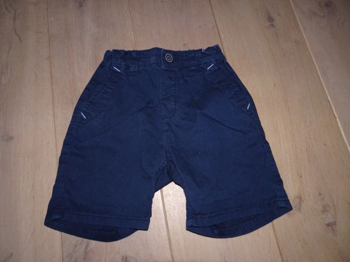 bermuda bleu marine H&M 92 cm