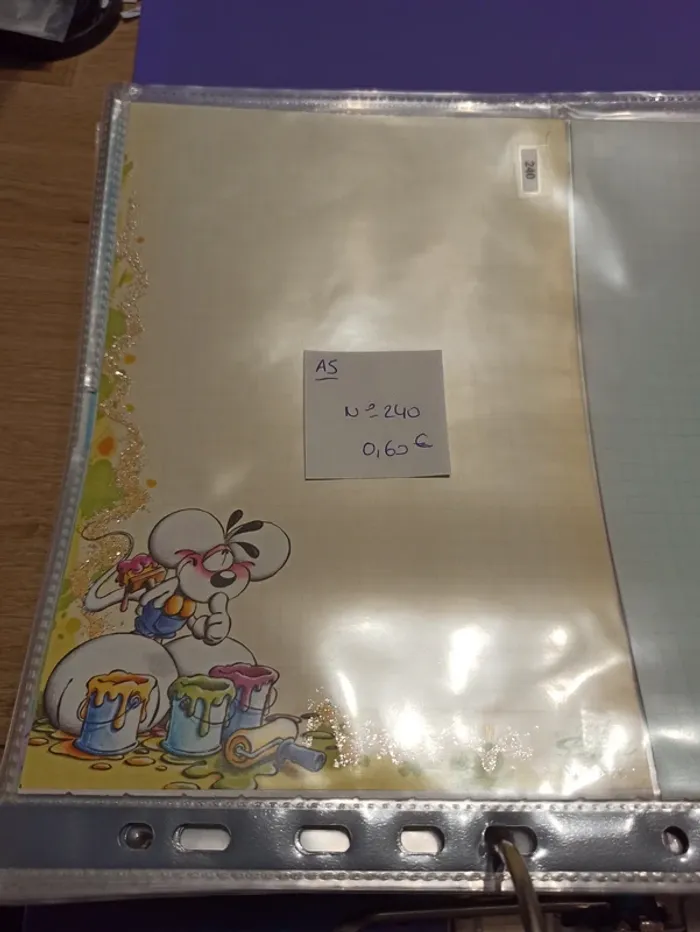 Feuille Diddl A5 240 0,60€