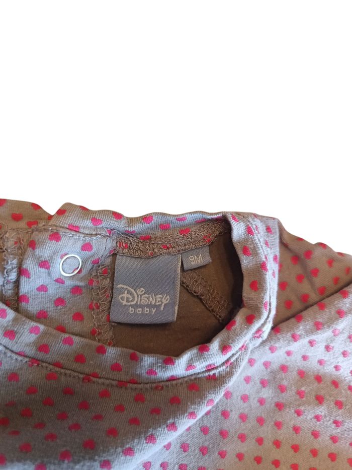 Tee-shirt manches longues 9 mois Disney - photo numéro 4