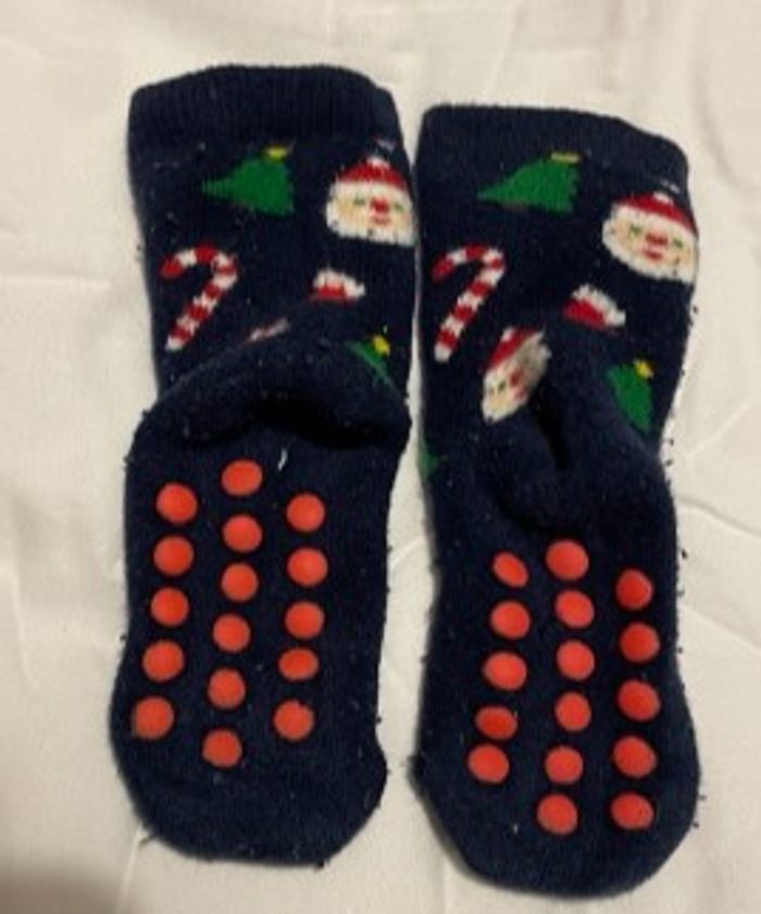 Chaussettes anti-dérapantes Noël 23-26 - photo numéro 2