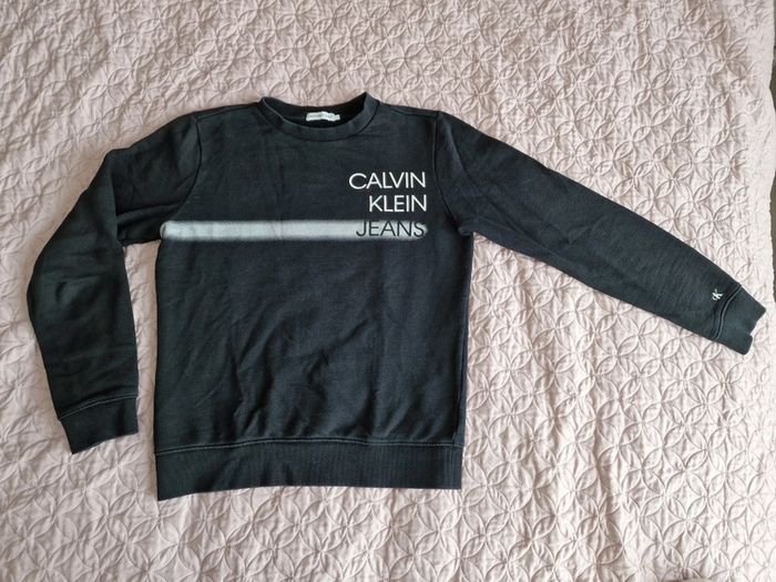 Sweat Calvin Klein garçon 14 ans - photo numéro 3