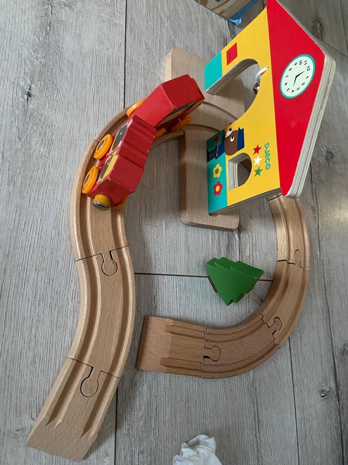 Mini train en bois - photo numéro 5