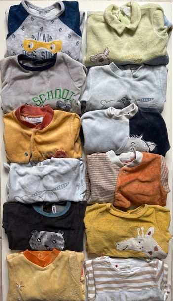 Lots pyjamas garçon 1mois