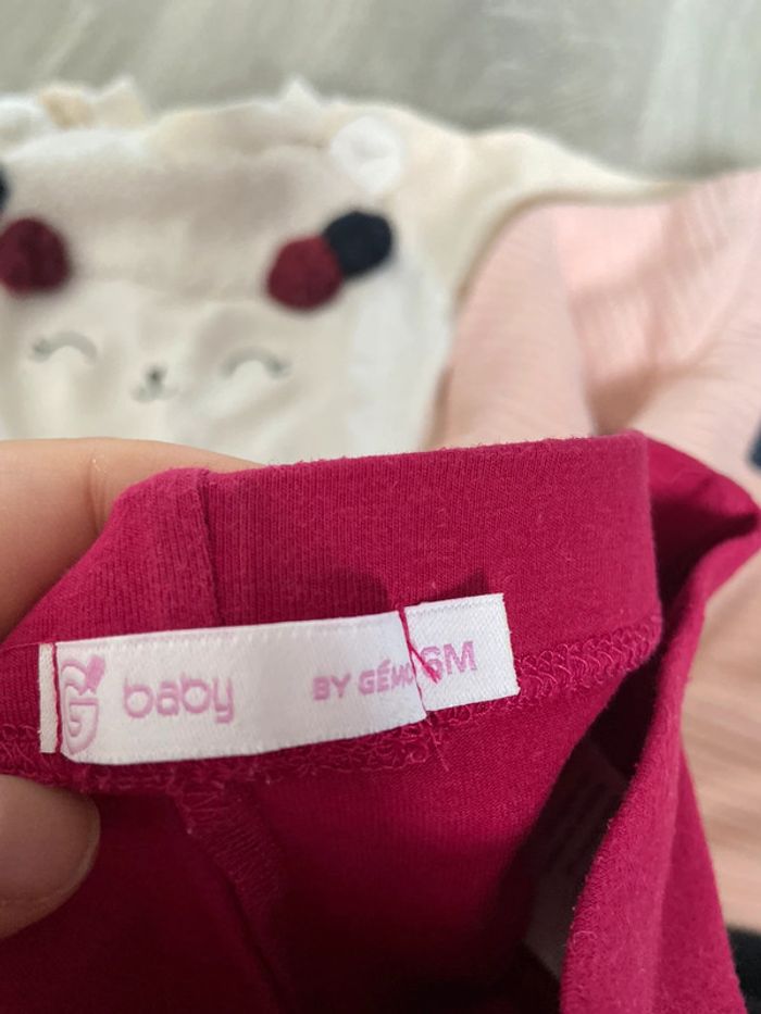 Ensemble 2 Sweat pulls chaud bebe et legging 6 mois - photo numéro 4