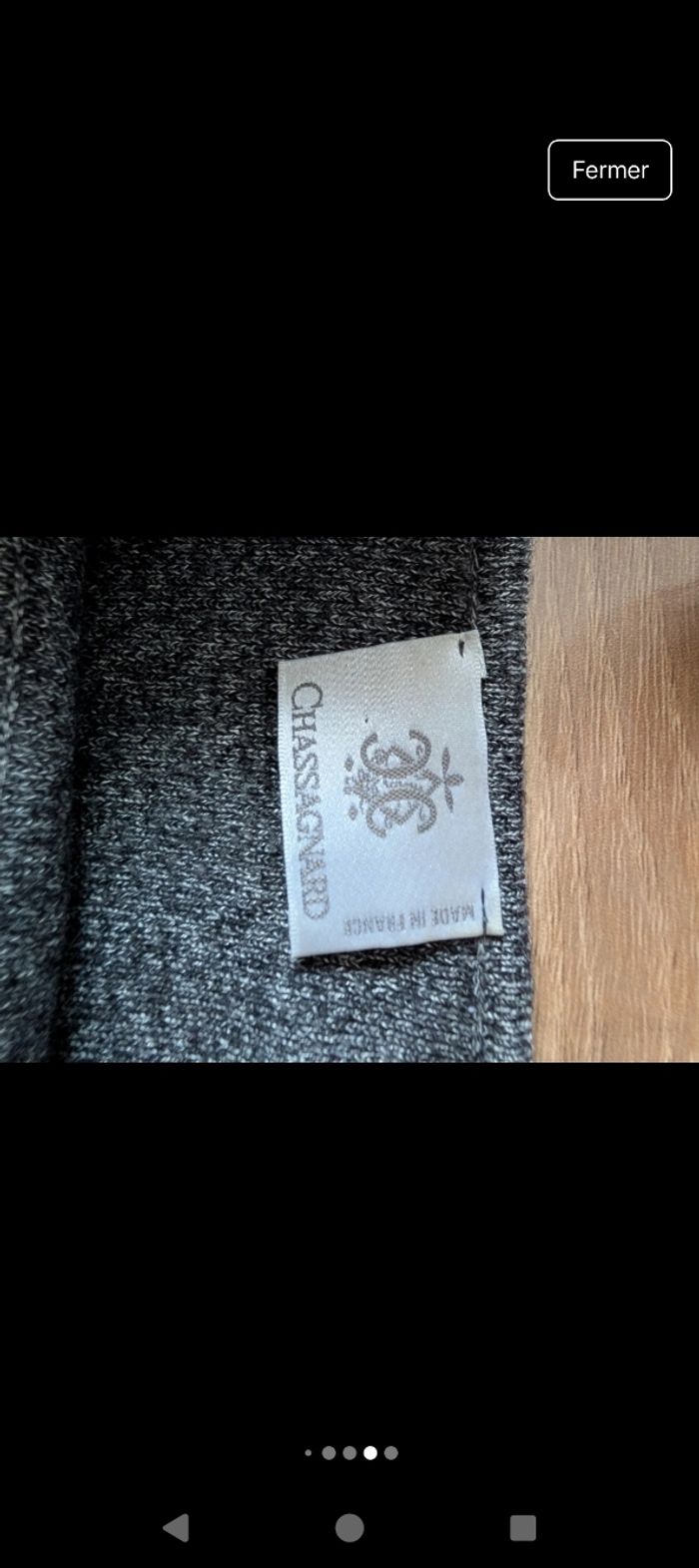 Magnifique pull chassagnard fabrication française en parfait état taille 46 - photo numéro 6