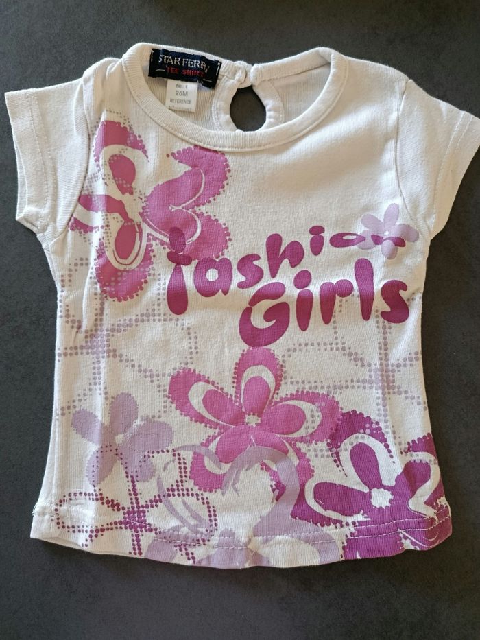 T-shirt fille 26 mois